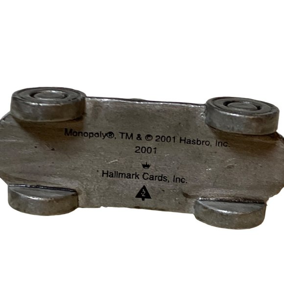 Hallmark Monopoly Race Car Pewter 2001 2nd in Series - Picture 10 of 12